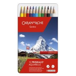 Boîte de 12 crayons aquarellables Prismalo — Caran d’Ache