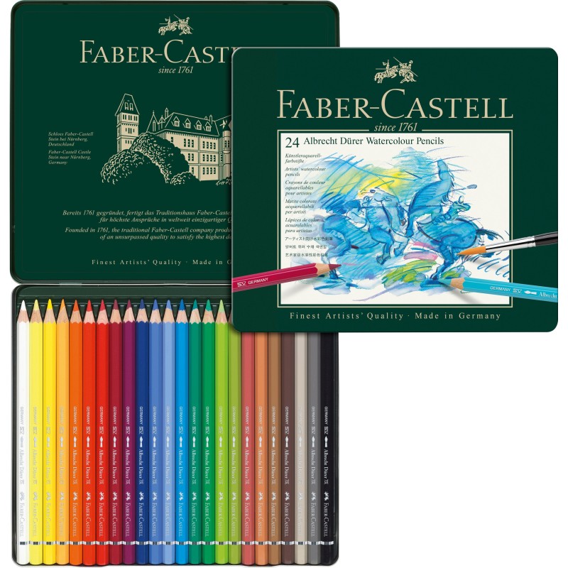 24 crayons aquarellables Albrecht Dürer Faber-Castell