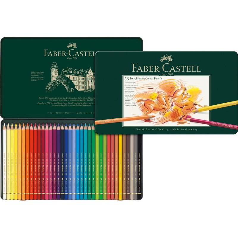 Boîte de 36 crayons Polychromos Faber-Castell