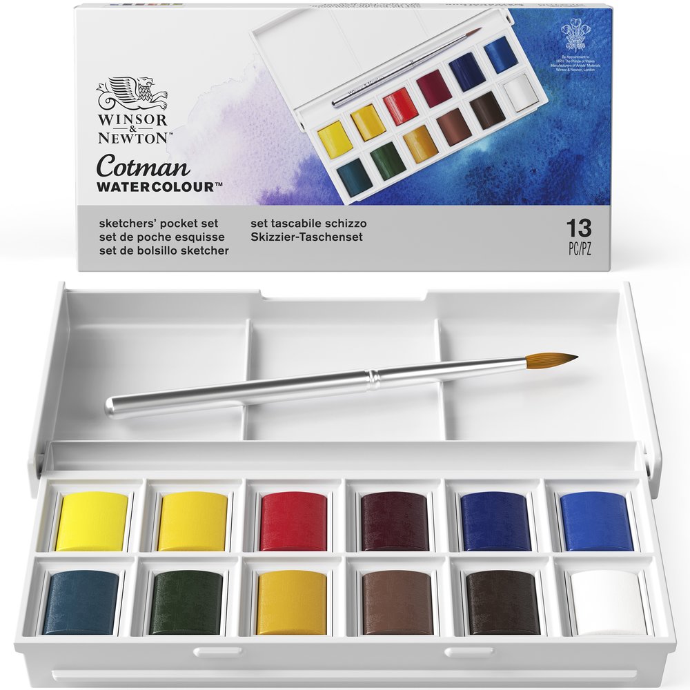 Winsor & Newton Cotman — Coffret aquarelle 12 couleurs — vue 2