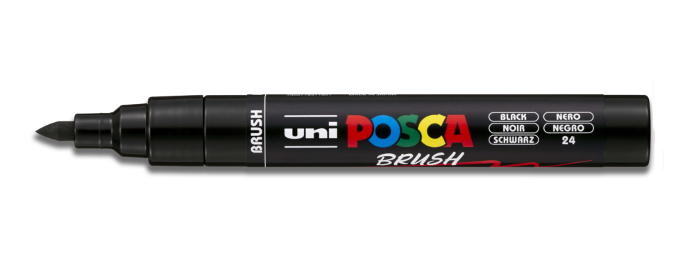 POSCA PC-5BR Brush — Pointe pinceau